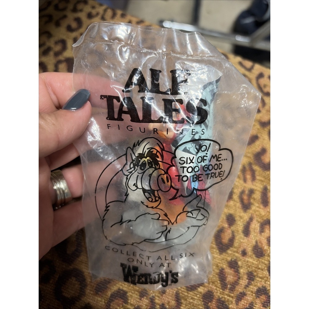 ALF TALES Figure Wendy's Kids Meal Toys PVC Figurine Doll Red Riding Hood Sealed
